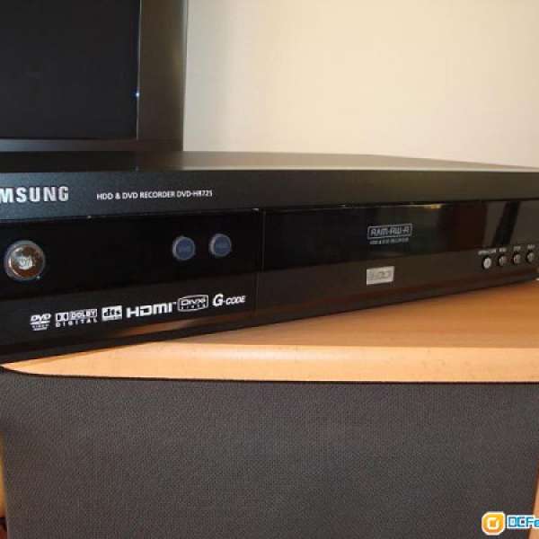 Samsung 160GB DVD recorder HR725 DVD電視錄影機