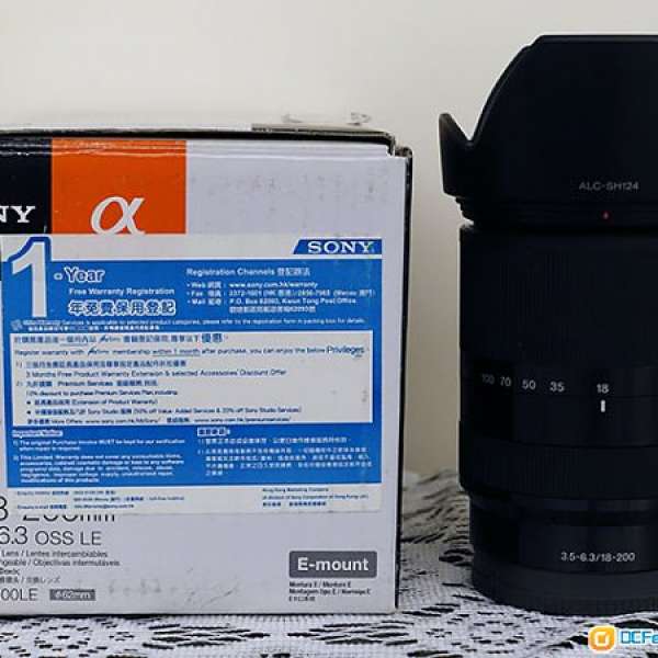出售超新 Sony SEL18200LE 18-200mm F3.5-6.3 OSS 鏡頭