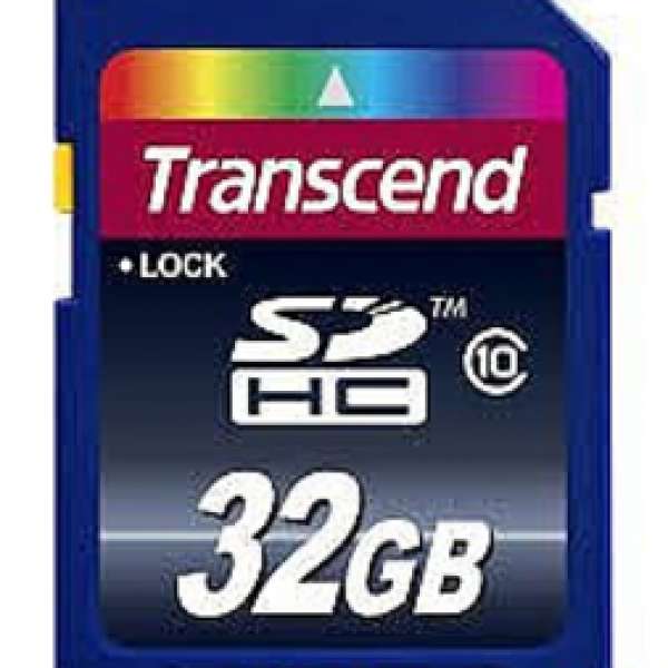 Transcend 32GB SDHC card (100% New)