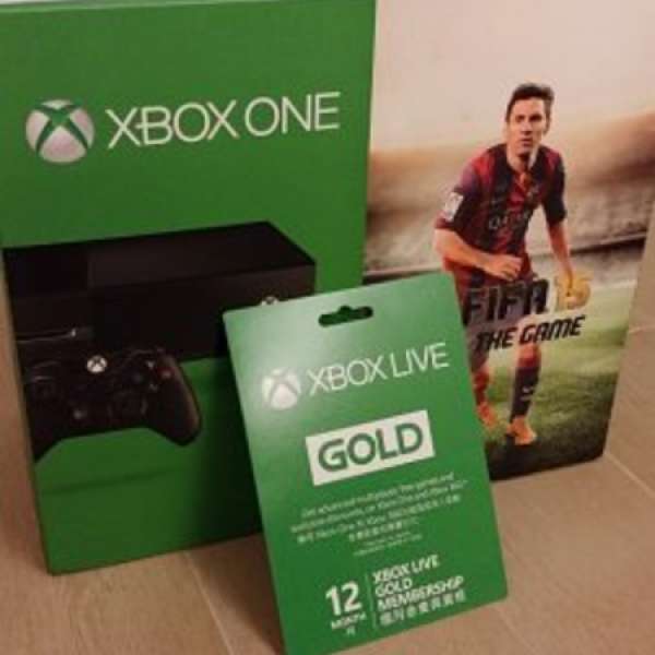 Xbox One FIFA 15 同捆套裝連一個月金會員