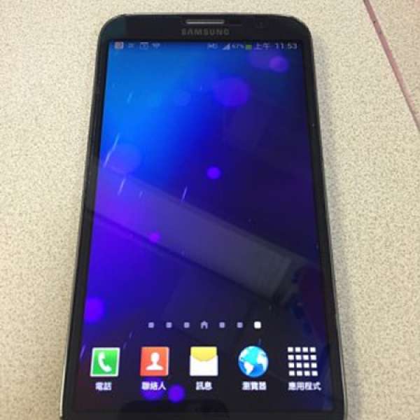 三星 Samsung Galaxy mega 6.3 i9205 黑色 4g 裂芒,100%運作正常