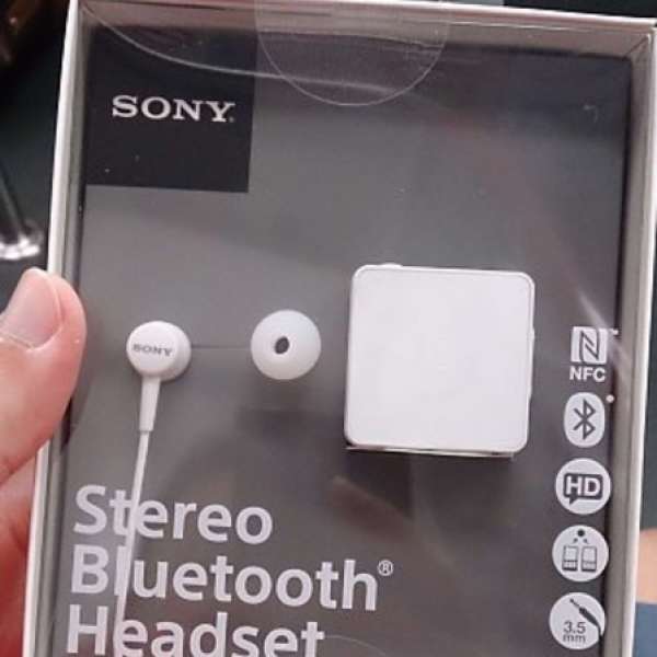 全新白色 Sony 藍芽NFC耳機(SBH20)
