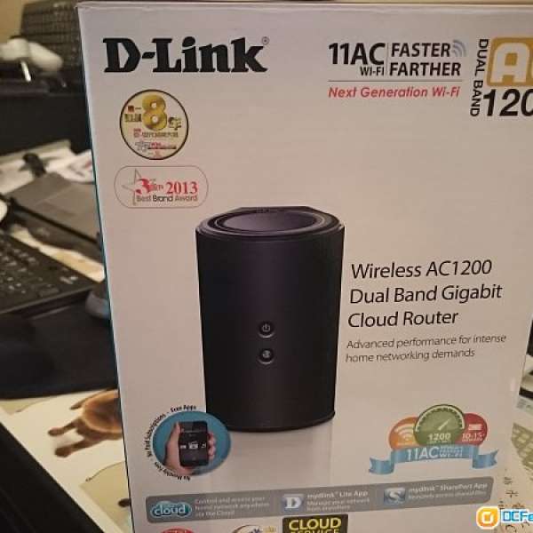 全新D-link wireless ac1200 雙頻無線路由器 Dir-850L
