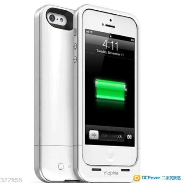 Mophie Juice Pack Air Iphone5/5s 白色電池護套外置充電器