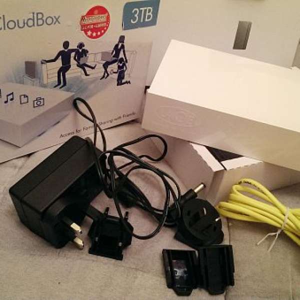 95% new LaCie CloudBox 3TB 100%work(行貨)