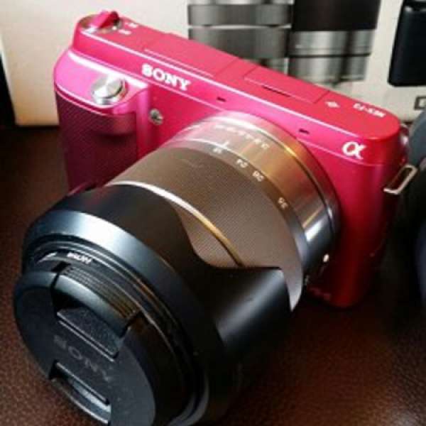 超靚粉紅色  Sony NEX-F3 連Kit 鏡 3.5-5.6/18-55 有盒