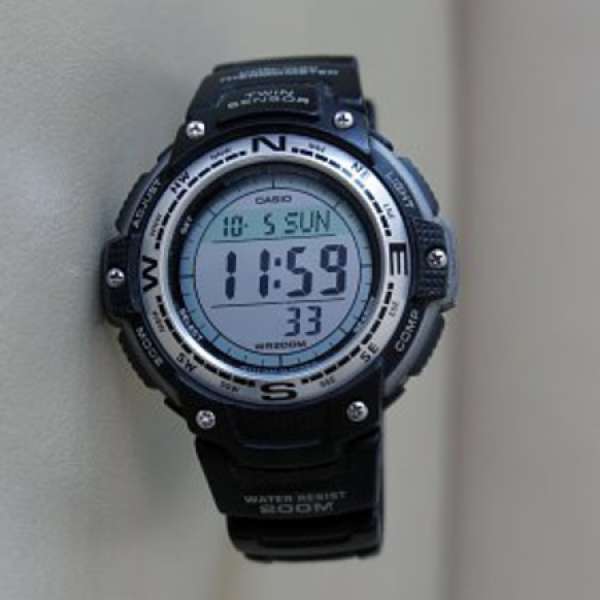 CASIO 電子指南針手錶 SGW-100-1VDF