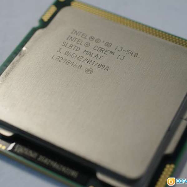 Intel i-3-540, 3.06 GHz, 4Mb Cache, LGA1156, 65W