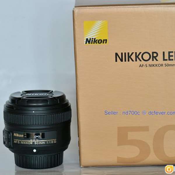 Nikon AF-S 50mm 1.8G (99.99% New)