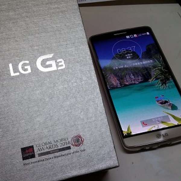 99%new.LG G3 百老匯行貨全套有單金色16GB.