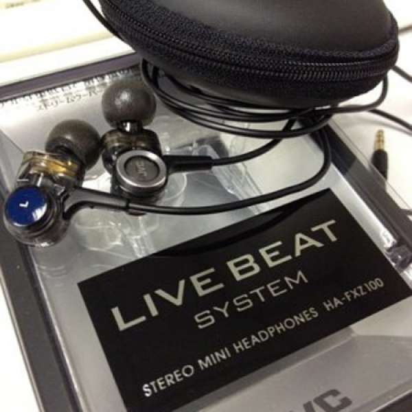 JVC HA-FXZ100 3單元 Live Beat 入耳式耳機