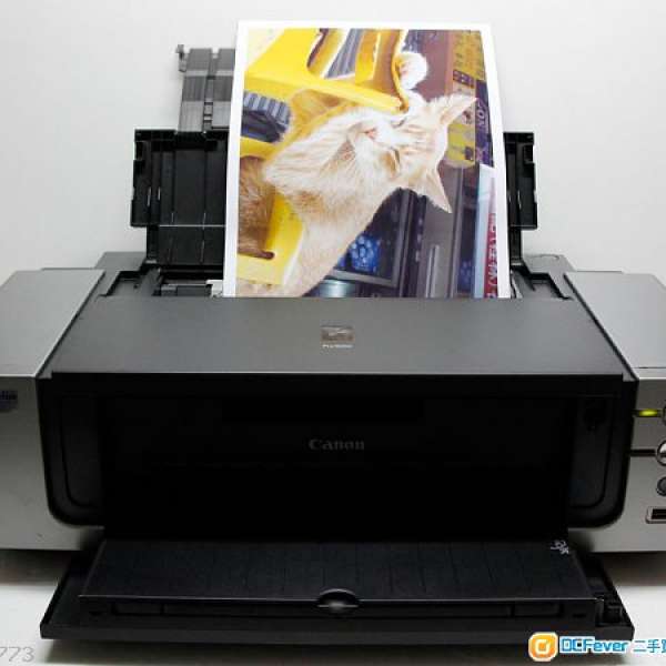 90%new少用canon A3 Pro 9000 printer加多100蚊送埋一套8色循環墨盒