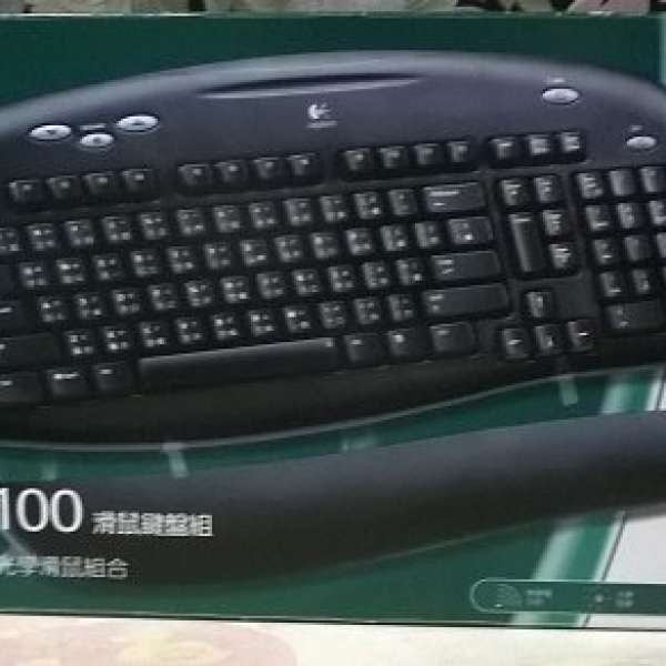 羅技  無影手EX100滑鼠鍵盤組合