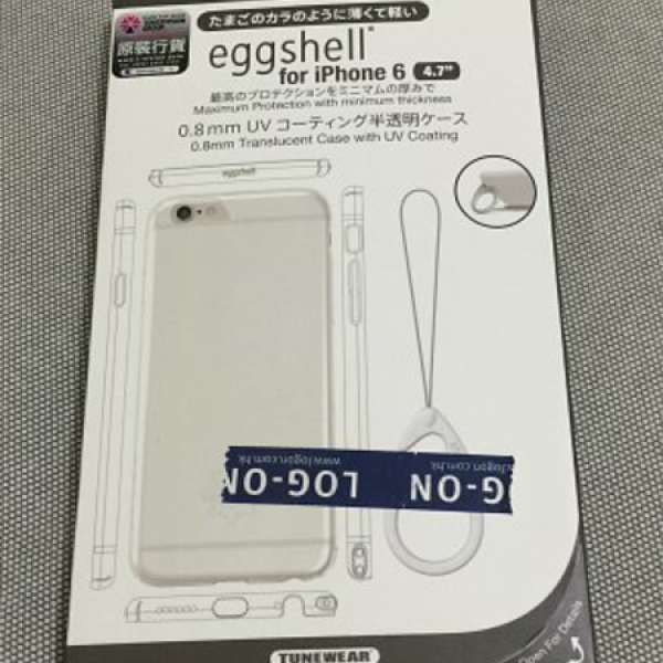 iPhone 6 Tunewear 米白色透明保護膠套
