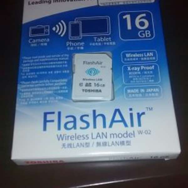TOSHIBA 16GB Flash Air SDHC Card