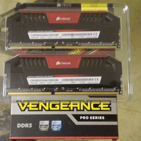 Corsair Vengeance DDR3 8G kit (4G x2)