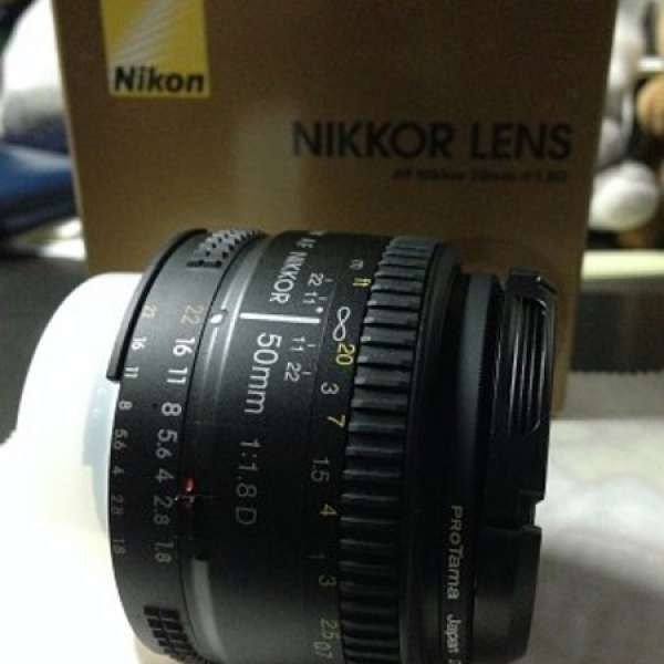 NIKON AF 50mm f1.8 D 99%NEW 行貨