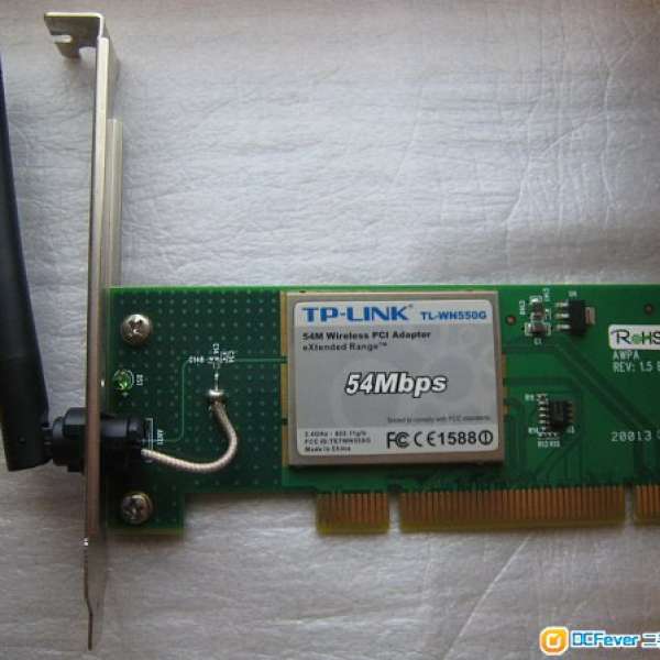 TP-LINK TL-WN550G  54M PCI 網卡