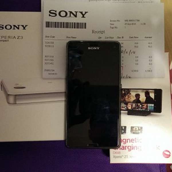 sony z3 compact 黑色 99.99%