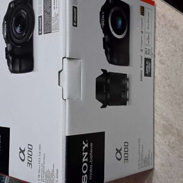 全新Sony a3000 E18-55mm F3.5-5.6 Oss Zoom Lens Kit