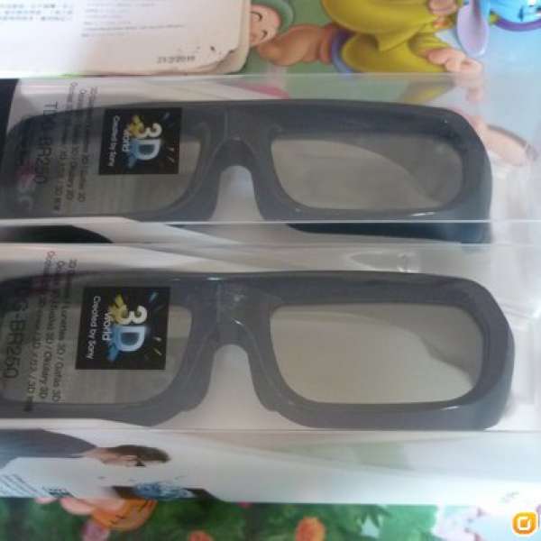 100% new 行貨 Sony TDG-BR250 3D 眼鏡