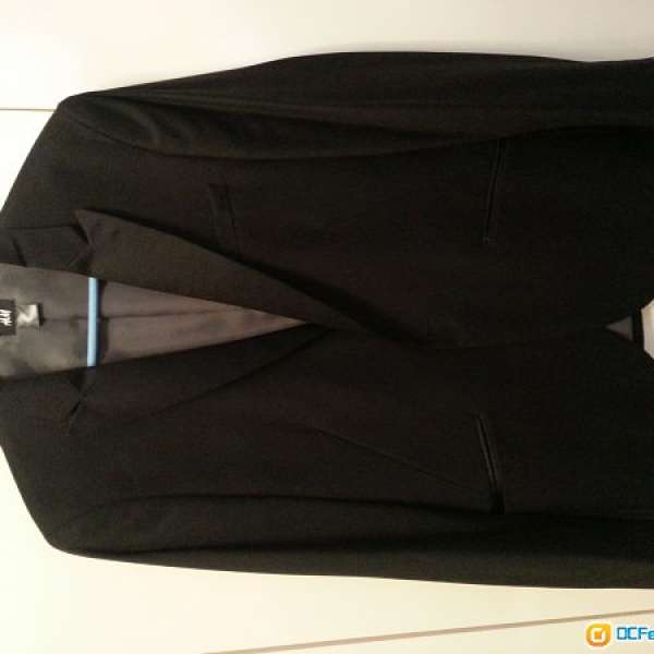 H&M black blazer 48size (頂位反光面) 99.9%new