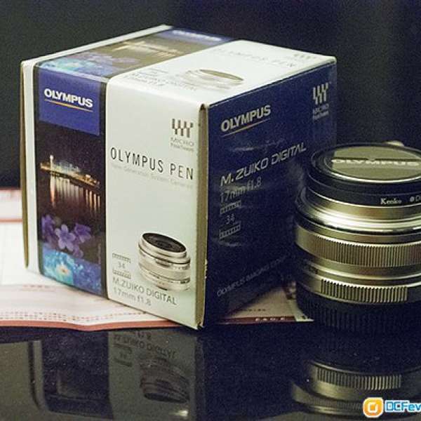 Olympus M. Zuiko Premium 17mm F1.8 Silver 銀色大光圈定焦鏡頭