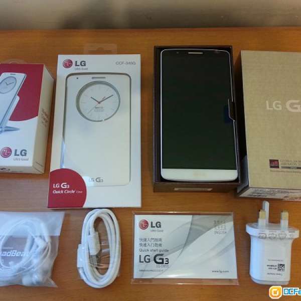 新LG G3(白色) D855行貨，32G, 11月13號1010出機，送套，無線charger, 行保至2015年...
