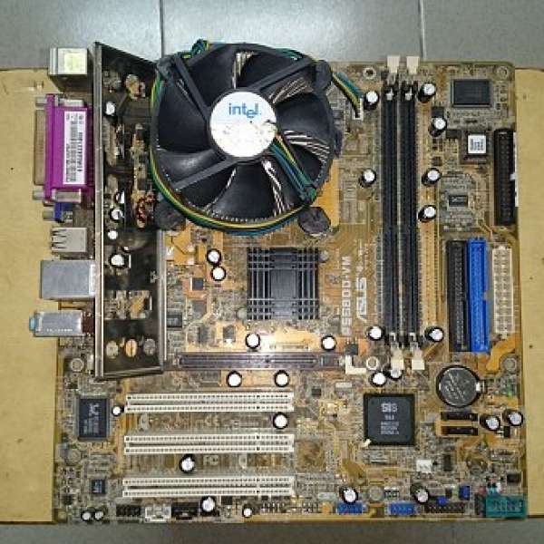 Asus P5S800-VM (連背板) + Intel Pentium 4 3.0GHz