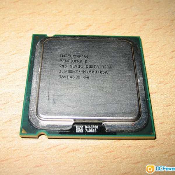 Intel Pentium D 945 (3.4GHz / 4M L2 / LGA775 / 雙核心)