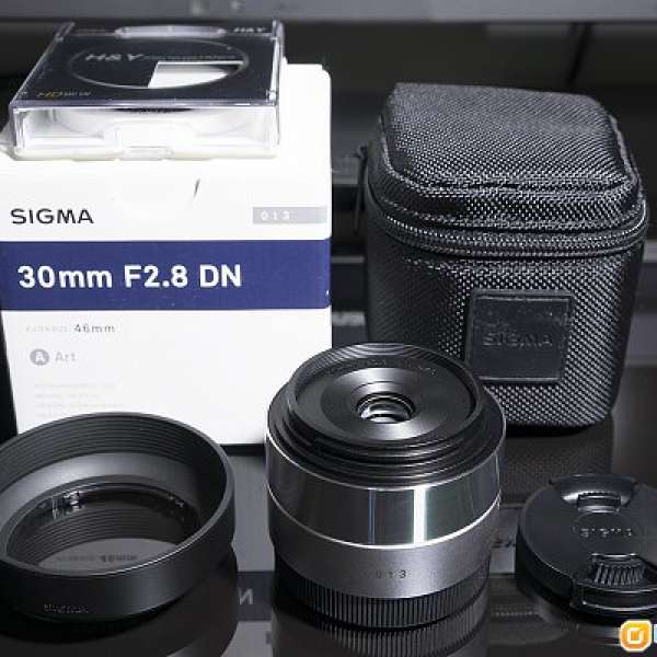 Sigma 30mm F2.8 DN | A (銀色, NEX E-mount)