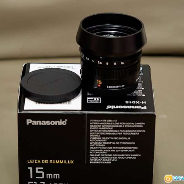 Panasonic 15mm f1.7 (m4/3 mount)