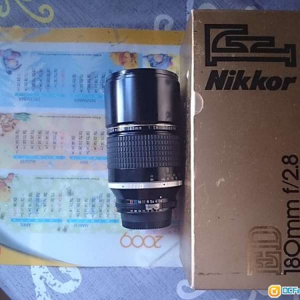 Nikon MF 手動 Ai-s 180mm ED F2.8  金圈