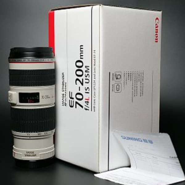 99%近全新 Canon 70-200mm f4 IS USM 小小白IS 全套有保 有單 螢石鏡片 四級防震 n...
