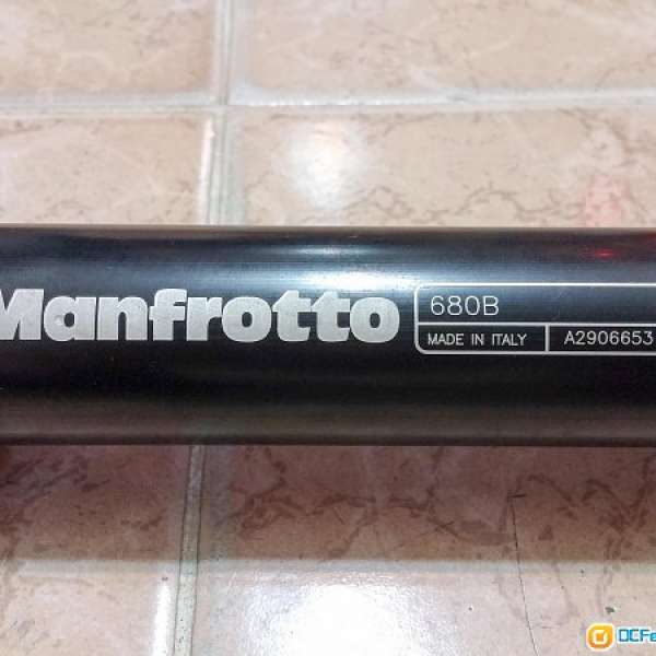 Manfrotto 680b 單腳架+快拆板