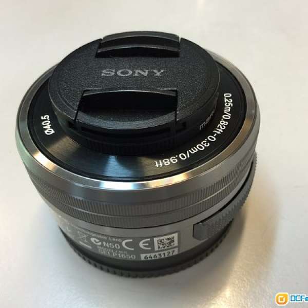 Sony e-mount 16-50mm F3.5-5.6 OSS kit lens / SELP1650 銀色 NEX / A6000