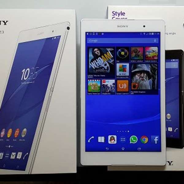 完美99.999999999999% New 行貨白色LTE 4G Z3 tablet compact