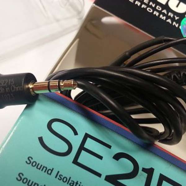 shure SE215 黑色原裝線