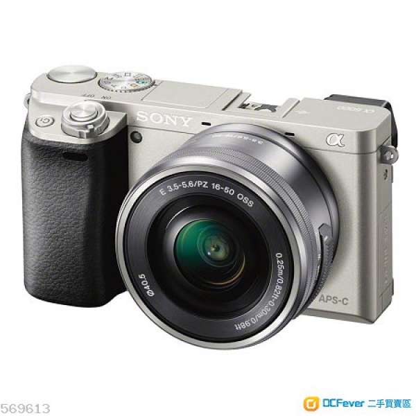 sony a6000銀色單kit set99%new可換機