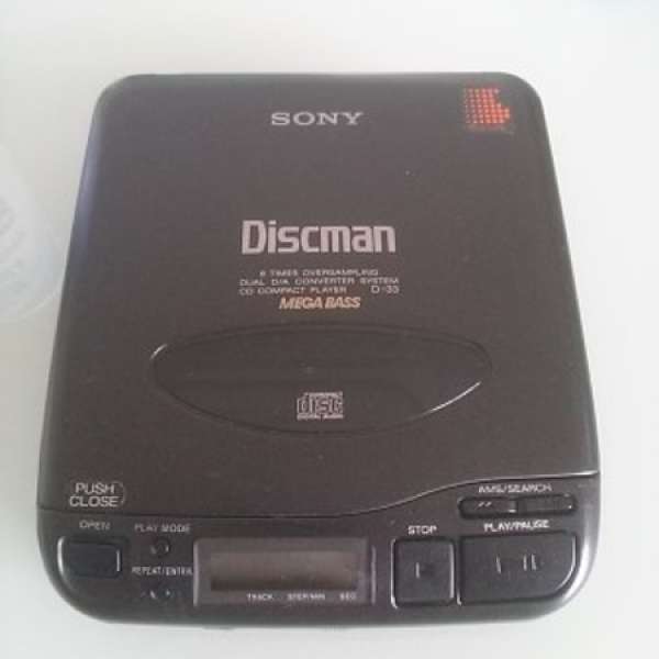 Sony D-33 Player Discman經典超大推力