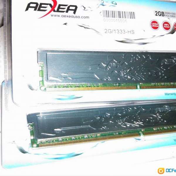 AEXEA DDR3 2GB/1333  2條/100$