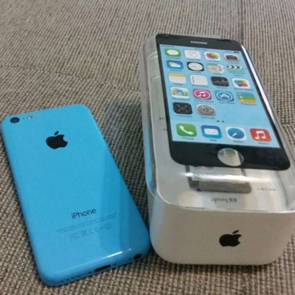 IPhone 5C 藍色 85%新，16G行貨  $1800