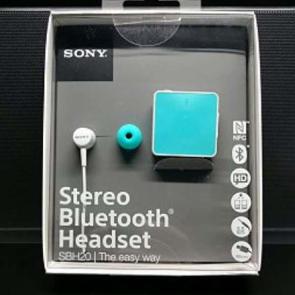 全新未拆 Sony SBH20 Bluetooth Headset 寶石綠色