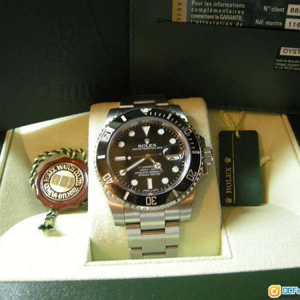 Rolex 116610LN 888行貨Submariner 亂碼內影字 98% new