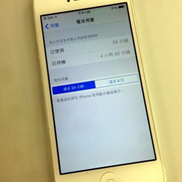 iPhone 5 32G 白色， 9成新