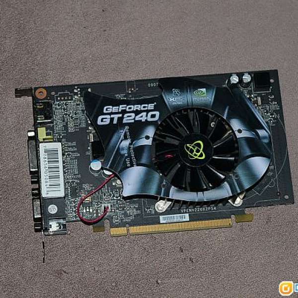 出售 XFX GeForce GT240 512MB DDR3 顯示卡