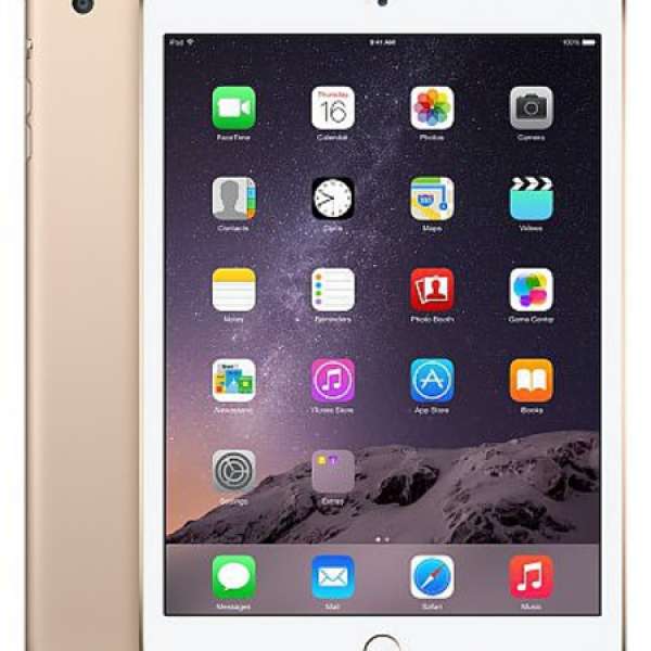 現貨全新 未開封 Apple iPad mini 3 金色 Gold 16gb Wifi 沙田一大埔港鐵站交收