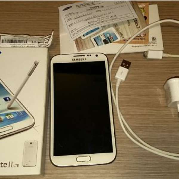 95% new Samsung Galaxy Note 2 N7105 行貨 (白色) 16GB 4G