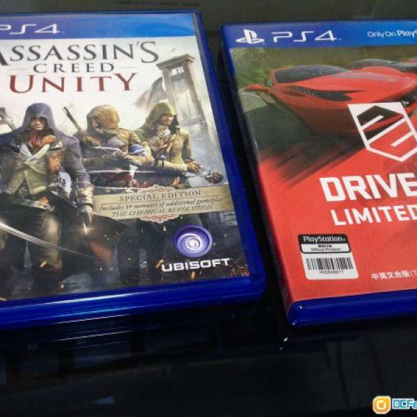 PS4 : Assassin's Creed Unity 同 drive club