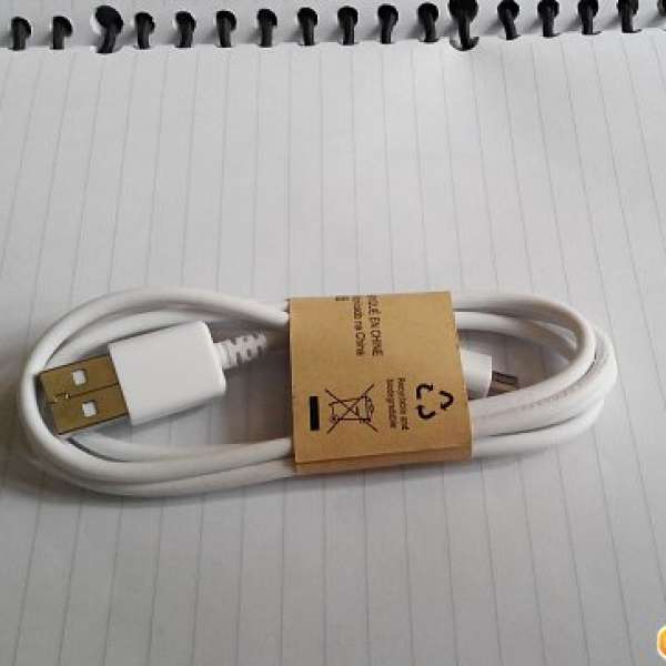 全新!   Samsung Galaxy  note2/ s4 LTE/ 跟機  原裝USB cable 線